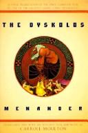 Cover of: The Dyskolos (Meridian) by Menander of Athens