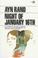 Cover of: Night of January 16th