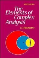 The elements of complex analysis by B. Choudhary