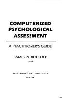 Cover of: Computerized psychological assessment | 
