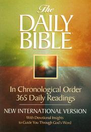 Cover of: The Daily Bible: New International Version by F. LaGard Smith