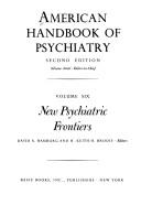 Cover of: New psychiatric frontiers