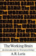 Cover of: Working Brain