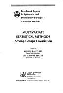 Multivariate statistical methods, among-groups covariation