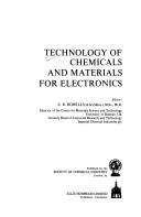 Cover of: Technology of chemicals and materials for electronics | 