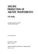 Cover of: Specific production of aquatic invertebrates