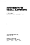Cover of: Neurochemistry of cerebral electroshock