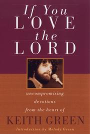 Cover of: If you love the Lord