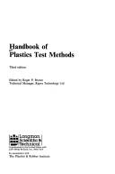 Cover of: Handbook of plastics test methods