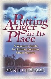 Cover of: Putting Anger in Its Place