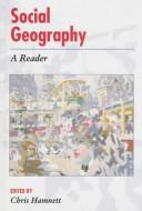 Cover of: Social geography by edited by Chris Hamnett.