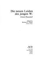 Cover of: Die Neuen Leiden Des Jungen