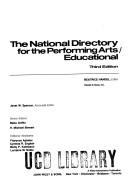 Cover of: The National directory for the performing arts/educational