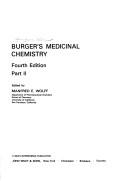 Burger's Medicinal Chemistry by Alfred Burger