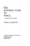 Cover of: The business guide to TOSCA: effects and actions