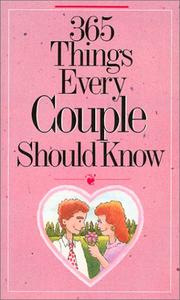 Cover of: 365 Things Every Couple Should Know by Doug Fields