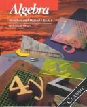 Cover of: Algebra: Structure and Method Book 1