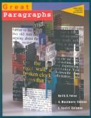Cover of: Great Paragraphs by Keith S. Folse, Muchmore-Vokoun, Elena Vestri Solomon