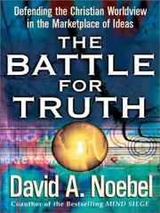 Cover of: The battle for truth