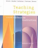 Cover of: Teaching Strategies by Donald C. Orlich