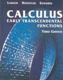 Cover of: Calculus by Bruce H. Edwards, Ron Larson, Ron Larson, Robert P. Hostetler, Bruce H. Edwards, David E. Heyd