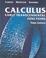 Cover of: Calculus