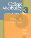 Cover of: College Vocabulary: Book 4 (English for Academic Success)