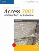 Cover of: New Perspectives on Microsoft Office Access 2003 with VBA, Advanced (New Perspectives)