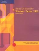 Cover of: Hands-On Microsoft Windows Server 2003 by Michael Palmer