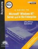 Cover of: A Guide to Microsoft Windows NT 4.0 Server in the Enterprise