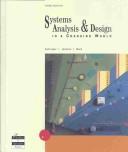 Cover of: Systems Analysis and Design in a Changing World