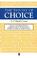 Cover of: The Theory of choice