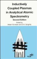 Cover of: Inductively Coupled Plasmas in Analytical Atomic Spectrometry, 2nd Revised and Enlarged Edition