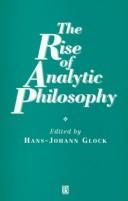Cover of: The Rise of Analytic Philosophy