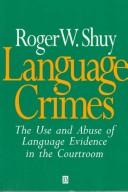 Cover of: Language Crimes