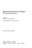 Biochemical research techniques by John M. Wrigglesworth