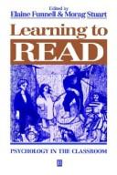 Cover of: Learning to read by edited by Elaine Funnell and Morag Stuart.