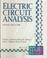 Cover of: Electric Circuit Analysis/Student Problem Set With Solutions