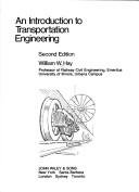 Cover of: An Introduction to Transportation Engineering