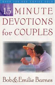 Cover of: 15-Minute Devotions for Couples (Barnes, Emilie)