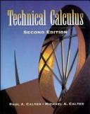 Cover of: Technical Calculus, 2nd Edition by Paul A. Calter, Paul Calter, Debbie Berridge