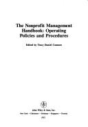 Cover of: The Nonprofit management handbook: operating policies and procedures