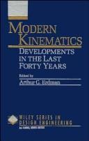 Cover of: Modern kinematics: developments in the last forty years