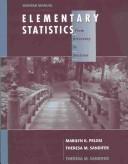 Cover of: Elementary Statistics , Minitab Manual by Marilyn K. Pelosi, Theresa M. Sandifer