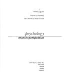 Cover of: Psychology: man in perspective