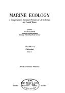 Cover of: Marine Ecology by O KINNE