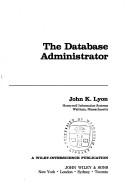 Cover of: The database administrator