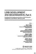 Cover of: Limb Development and Regeneration (Part A): Progress in Clinical and Biological Research (Vol. 383A)