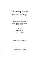 Cover of: Thermoplastics: properties and design.