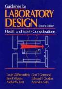 Cover of: Guidelines for laboratory design: health and safety considerations